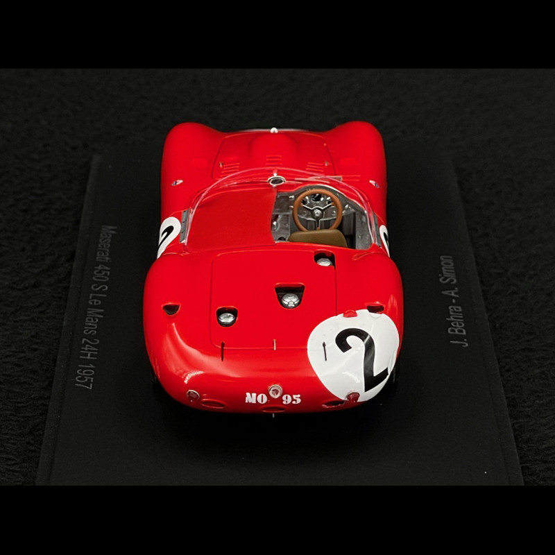 Maserati 450S n°2 24H Le Mans 1957 Behra / Simon 1:43 Spark S4546