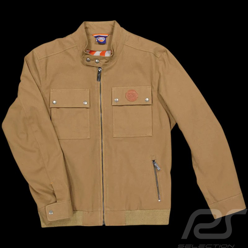 Gulf Jacke Motor Canvas Baumwolle Braun – GU251KS558-580
