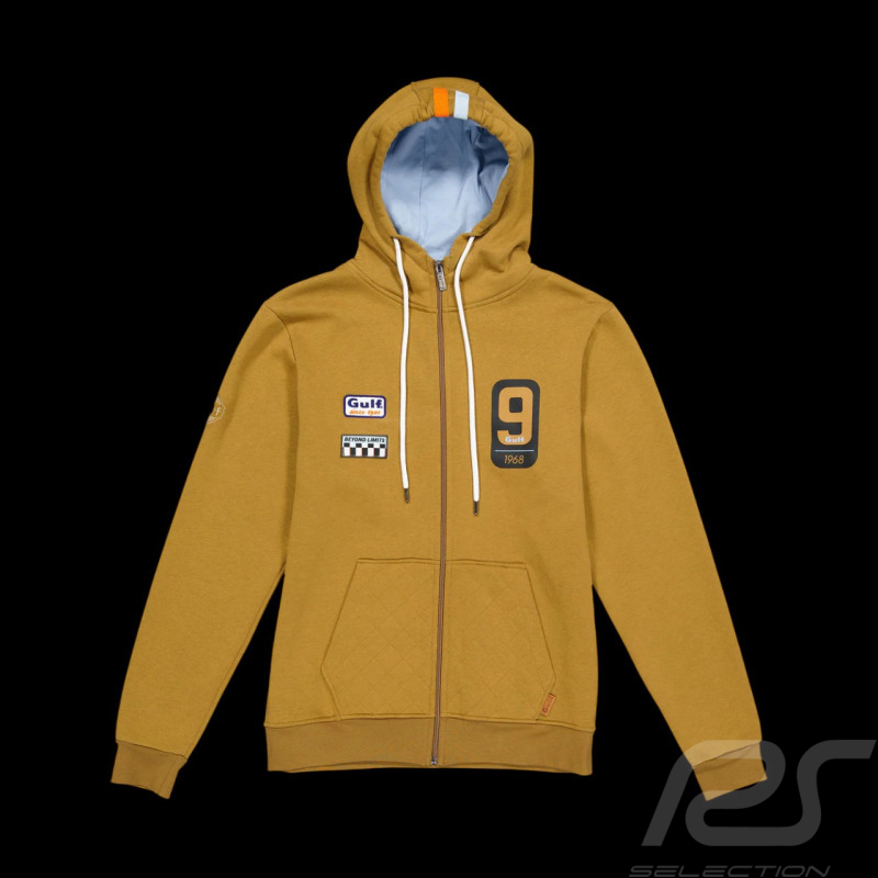 Sweatshirt Gulf à capuche Big 9 Caramel – GU251SSM02-580