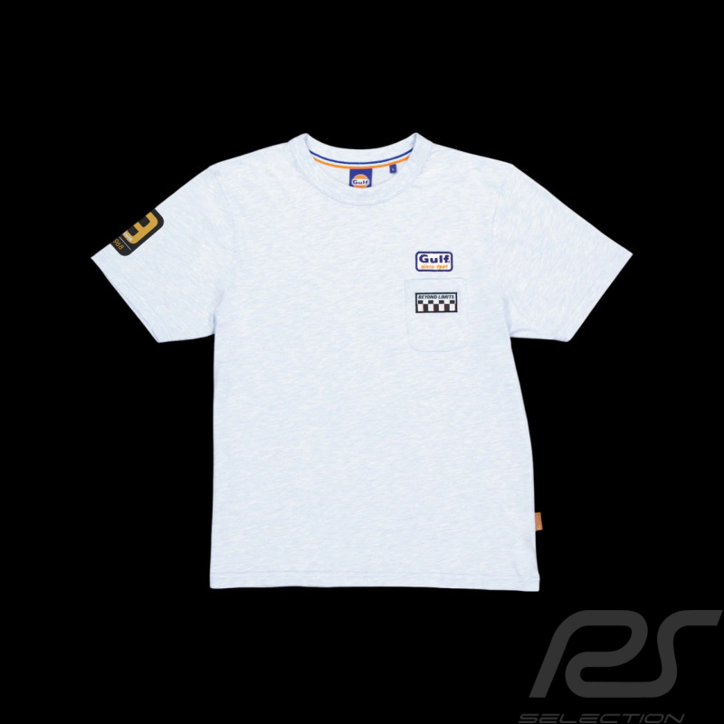 T-shirt Gulf Pocket Big 9 Bleu Ciel – GU251TSM02-025