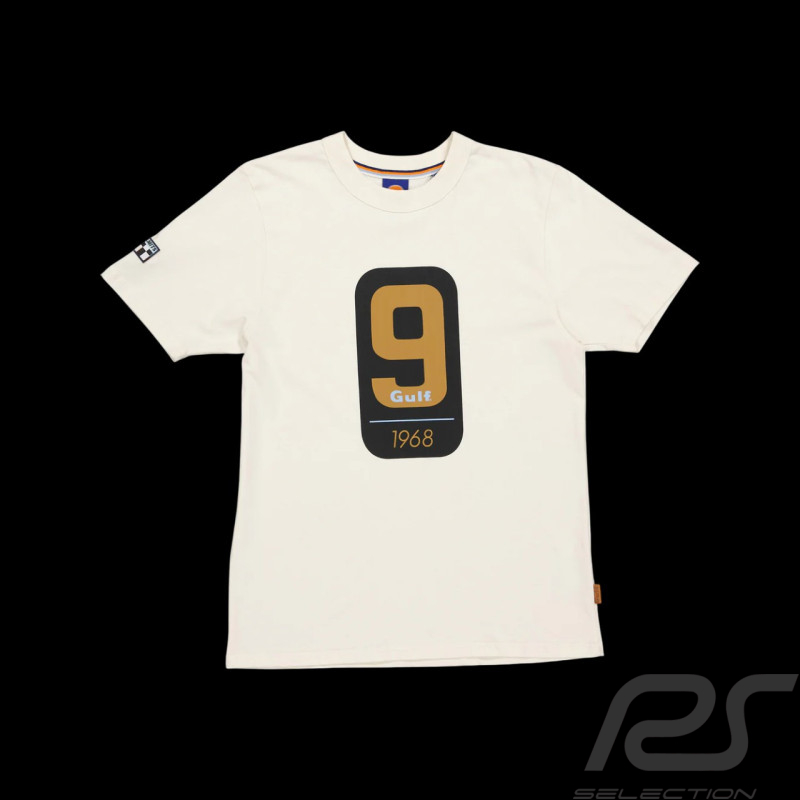 Gulf T-Shirt Big 9 Ecru – GU251TSM06-003