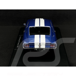 Ford Mustang GT Fastback Coupé 1968 Bleu Métallique / Blanc 1/18 KK Scale KKDC181394