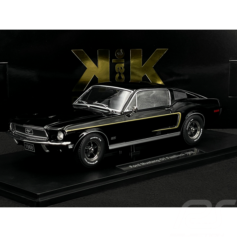 Ford Mustang GT Fastback Coupé 1968 Noire 1/18 KK Scale KKDC181393