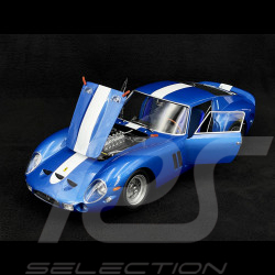 Ferrari 250 GTO 1962 Bleu Métallisé / Blanc 1/12 KK Scale KKDC120122BW