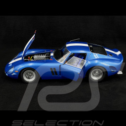 Ferrari 250 GTO 1962 Blau Metallic / Weiß 1:12 KK Scale KKDC120122BW
