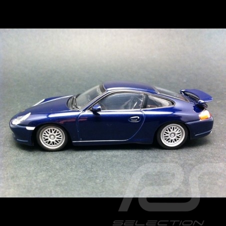 Porsche 911 type 996 GT3 1999 bleu indigo 1/43 Minichamps 430068009