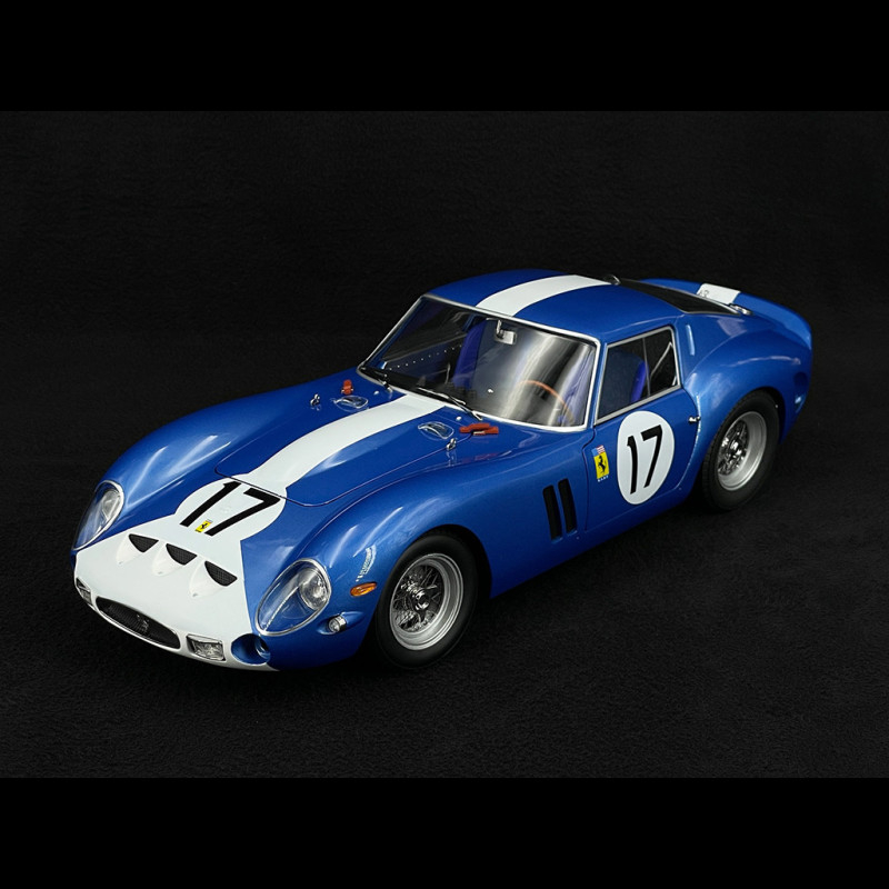 Modèle Réduit Ferrari 250 GTO 1962 - 1:12 KK Scale - Bleu Métallisé - KKDC120122