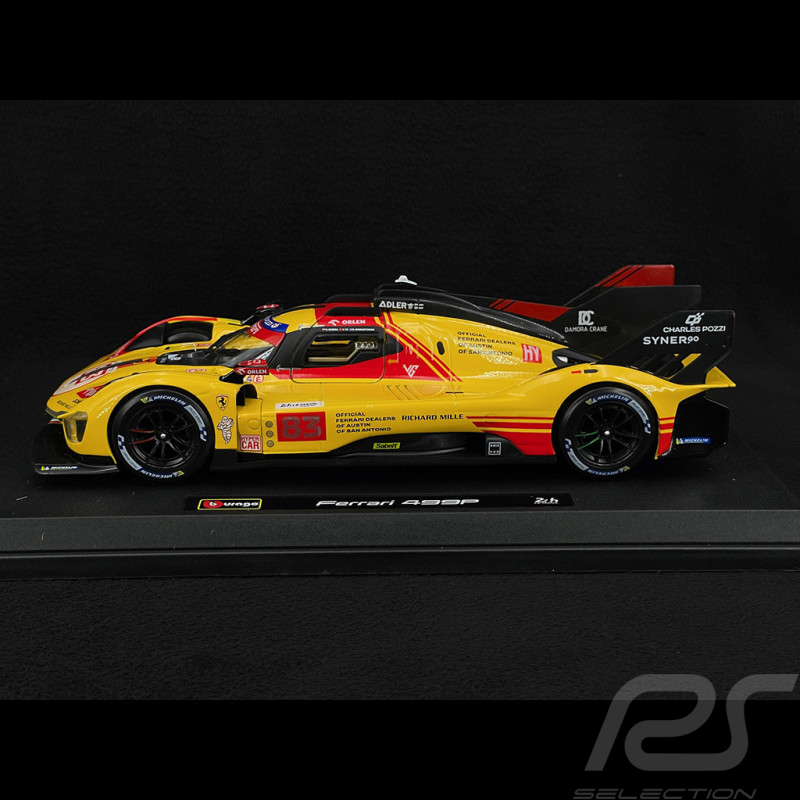 Ferrari 499P n° 83 24h le Mans 2024 1/18 Bburago 16304