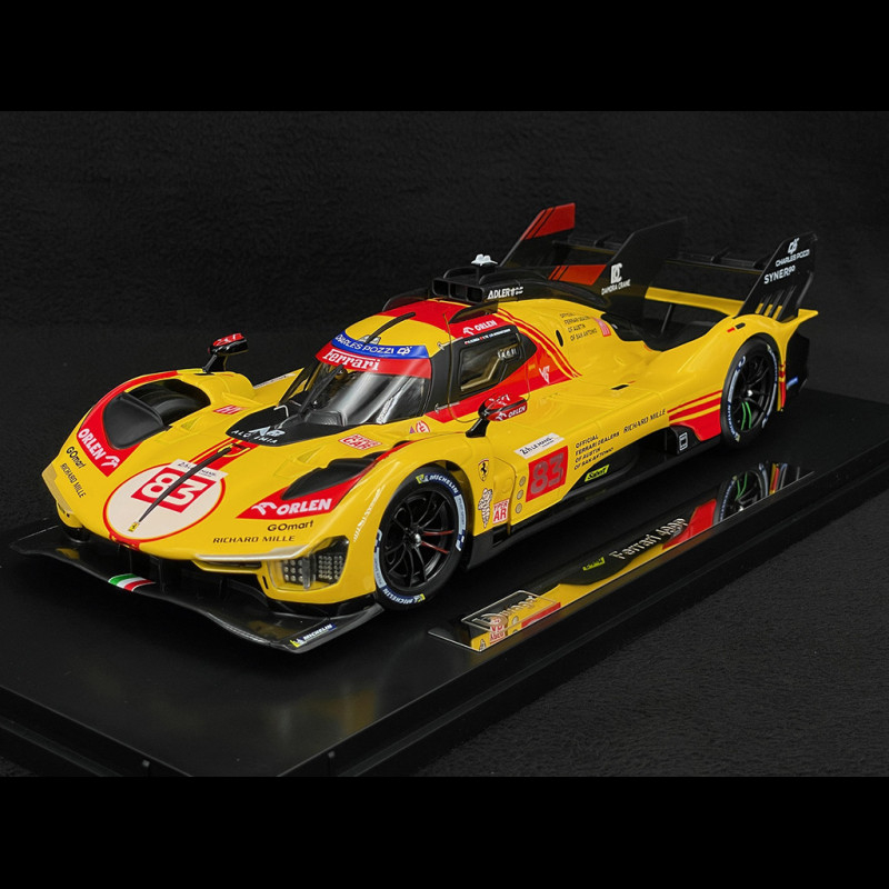Ferrari 499P n° 83 24h le Mans 2024 1/18 Bburago 16313