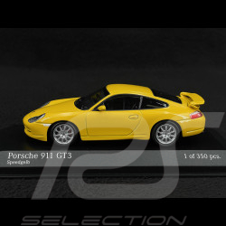 Porsche 911 GT3 Type 996 2003 Speed Yellow 1/43 Minichamps 430068012
