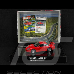 Boxed Set Porsche 911 GT3 Type 996 Phase 1 1999 Indian Red 1/43 Minichamps 430068011