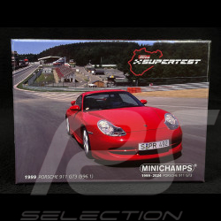 Boxed Set Porsche 911 GT3 Type 996 Phase 1 1999 Indian Red 1/43 Minichamps 430068011