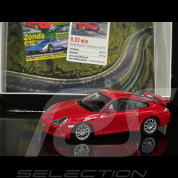 Boxed Set Porsche 911 GT3 Type 996 Phase 1 1999 Indian Red 1/43 Minichamps 430068011