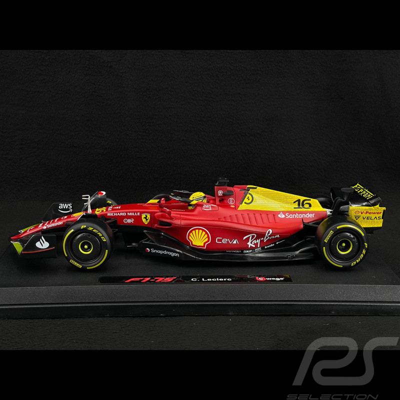 Charles Leclerc Ferrari F1-75 n° 16 2. GP Monza 2022 F1 1/18 Bburago BU16811LE-MONZA