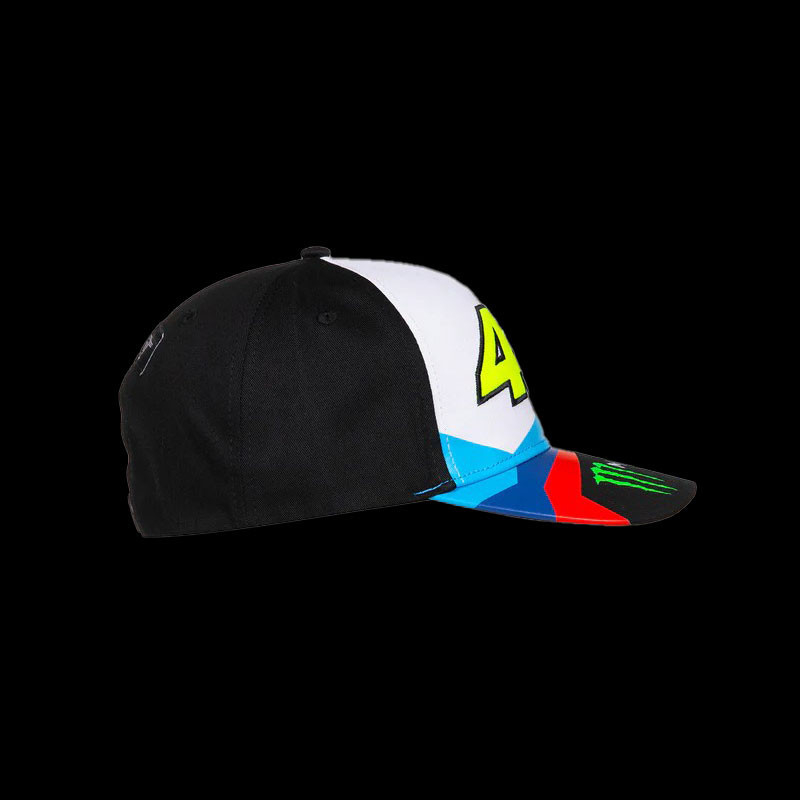 Casquette Valentino Rossi VR46 WRT 2022 - Sponsor - Noir Coton/Polyester - Unisexe Adulte