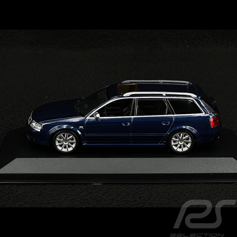 Audi RS6 Avant 2002 Bleu métallisé 1/43 Minichamps 940011710