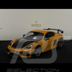 Porsche 718 Cayman GT4 RS 2023 Weissach Package Jaune Bahama 1/18 Norev 187252