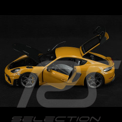 Porsche 718 Cayman GT4 RS 2023 Weissach Package Jaune Bahama 1/18 Norev 187252