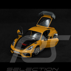 Porsche 718 Cayman GT4 RS 2023 Weissach Package Jaune Bahama 1/18 Norev 187252