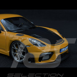 Porsche 718 Cayman GT4 RS 2023 Weissach Package Jaune Bahama 1/18 Norev 187252