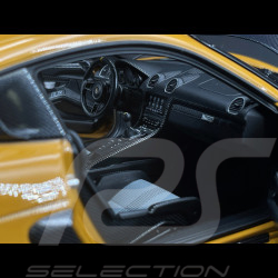 Porsche 718 Cayman GT4 RS 2023 Weissach Package Jaune Bahama 1/18 Norev 187252