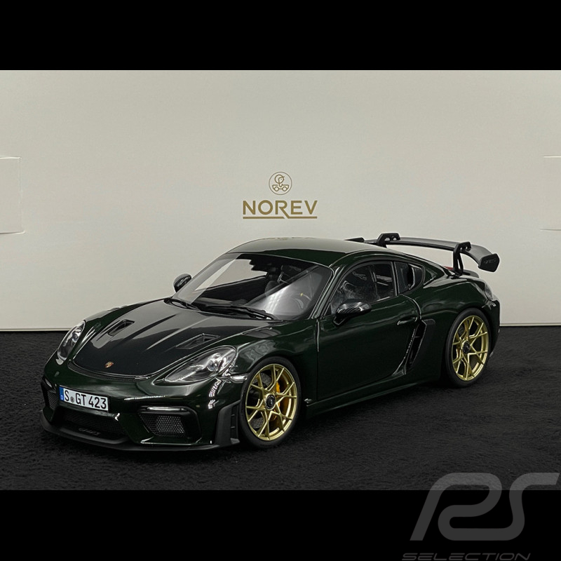 Porsche 718 Cayman GT4 RS 2023 Weissach Package Vert Brewster 1/18 Norev 187250