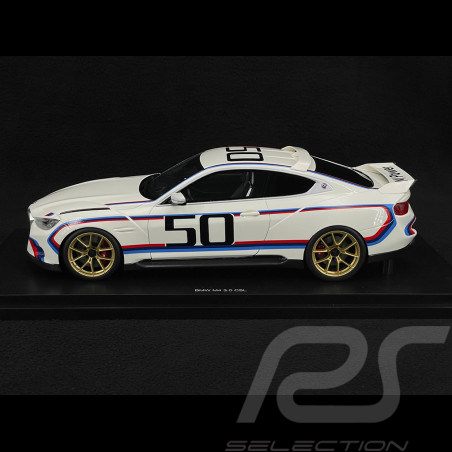 BMW M4 3.0 CSL G82 2023 Blanc Brillant 1/18 TopSpeed TS0495