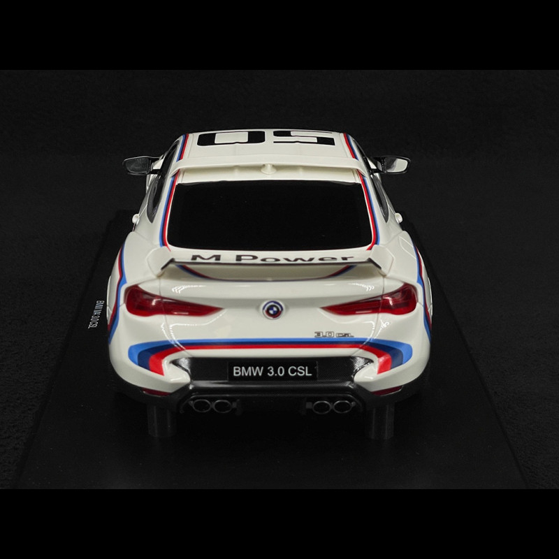 BMW M4 3.0 CSL G82 2023 Brilliant White 1:18 TopSpeed TS0495