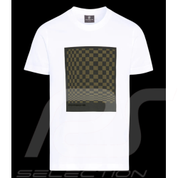 Porsche T-Shirt 911 Spirit 70 Heritage Pascha Weiß / Olive Neo WAP5153RS70 - unisex