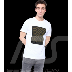 T-shirt Porsche 911 Spirit 70 Heritage Pascha Blanc / Olive Neo WAP5153RS70 - mixte