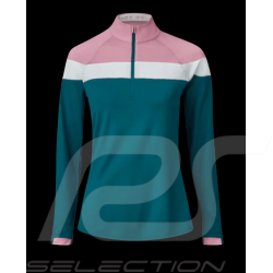 Mercedes-Benz Pullover Günstige Half zip Puma Colorblock Blau / Rosa B66450638 - damen