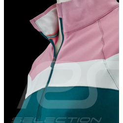 Mercedes-Benz Pullover Günstige Half zip Puma Colorblock Blau / Rosa B66450638 - damen