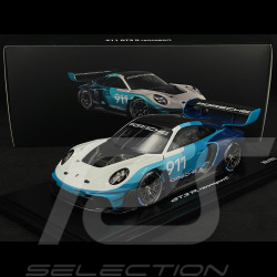 Porsche 911 GT3 R Rennsport Typ 992 Speed Icon Design 2024 Blau 1/18 Spark WAP0215030SGTR