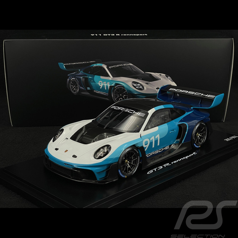 Porsche 911 GT3 R Rennsport Typ 992 Speed Icon Design 2024 Blau 1/18 Spark WAP0215030SGTR