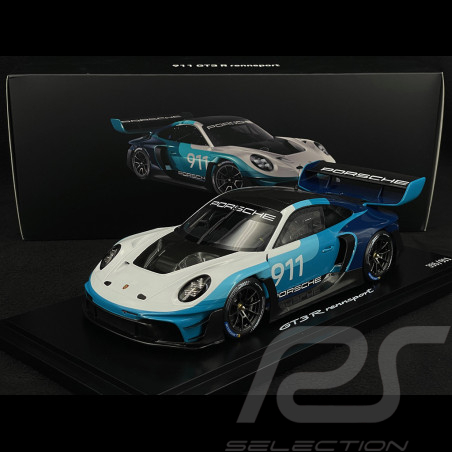 Porsche 911 GT3 R Rennsport Typ 992 Speed Icon Design 2024 Blau 1/18 Spark WAP0215030SGTR