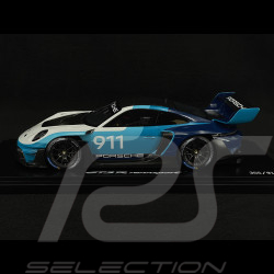 Porsche 911 GT3 R Rennsport Typ 992 Speed Icon Design 2024 Blau 1/18 Spark WAP0215030SGTR
