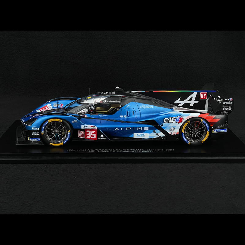 Alpine A424 n° 35 24h Le Mans 2024 1/18 Spark 18S648