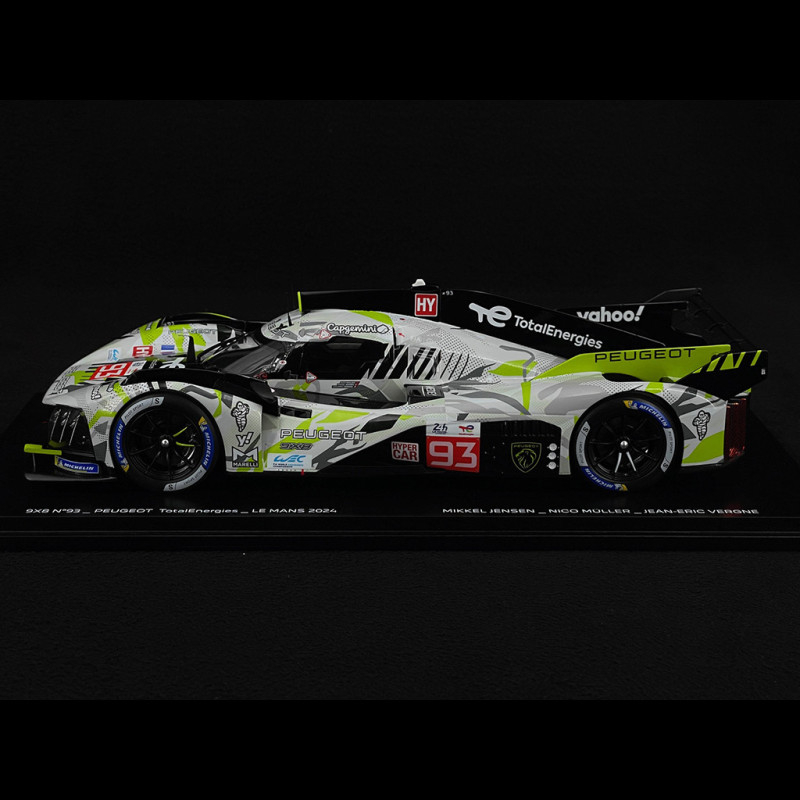 Peugeot 9X8 n° 93 12th 24h le Mans 2024 1/18 Spark 18S636