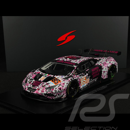 Lamborghini Huracan GT3 EVO2 n° 85 Iron Dames 5ème 24h Le Mans 2024 1/18 Spark 18S660