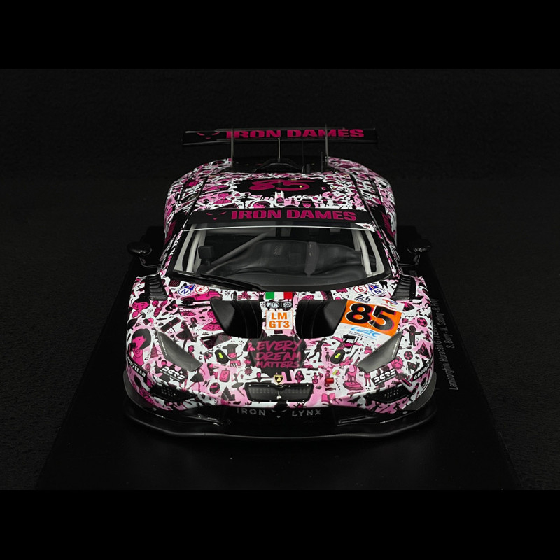 Lamborghini Huracan GT3 EVO2 n° 85 Iron Dames 5th 24h Le Mans 2024
