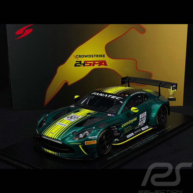 Aston Martin Vantage AMR GT3 EVO n° 007 Sieger 24h Spa 2024 1/18 Spark 18SPA2024