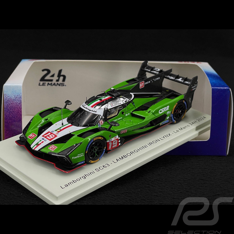 Lamborghini SC63 n°19 24h Le Mans 2024 Cairoli Caldarelli Grosjean 1/43 Spark S9120