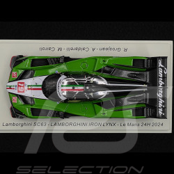 Lamborghini SC63 n°19 24h Le Mans 2024 Cairoli Caldarelli Grosjean 1/43 Spark S9120