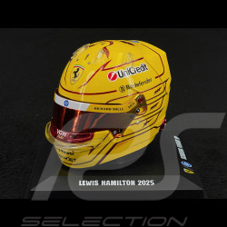 Casque Lewis Hamilton Ferrari F1 1/5 Fiorano Test 2025 Looksmart LSHEL008