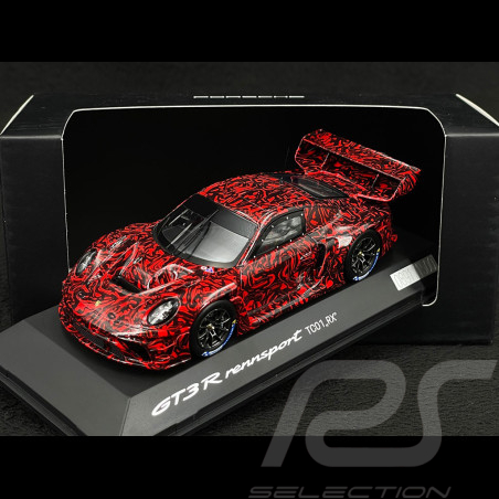 Porsche 911 GT3 R Rennsport Typ 992 TC01 RX Camo Rot / Schwarz 1/43 Spark WAP0205050SGTR