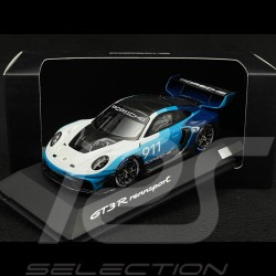 Porsche 911 GT3 R Rennsport Typ 992 Speed Icon Design 2024 Blau 1/43 Spark WAP0205030SGTR