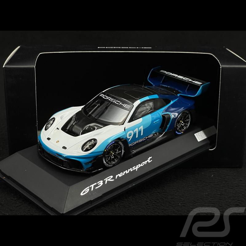 Porsche 911 GT3 R Rennsport Typ 992 Speed Icon Design 2024 Blau 1/43 Spark WAP0205030SGTR