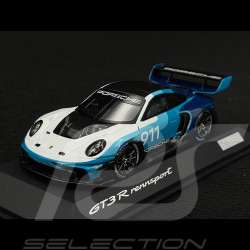 Porsche 911 GT3 R Rennsport Typ 992 Speed Icon Design 2024 Blau 1/43 Spark WAP0205030SGTR