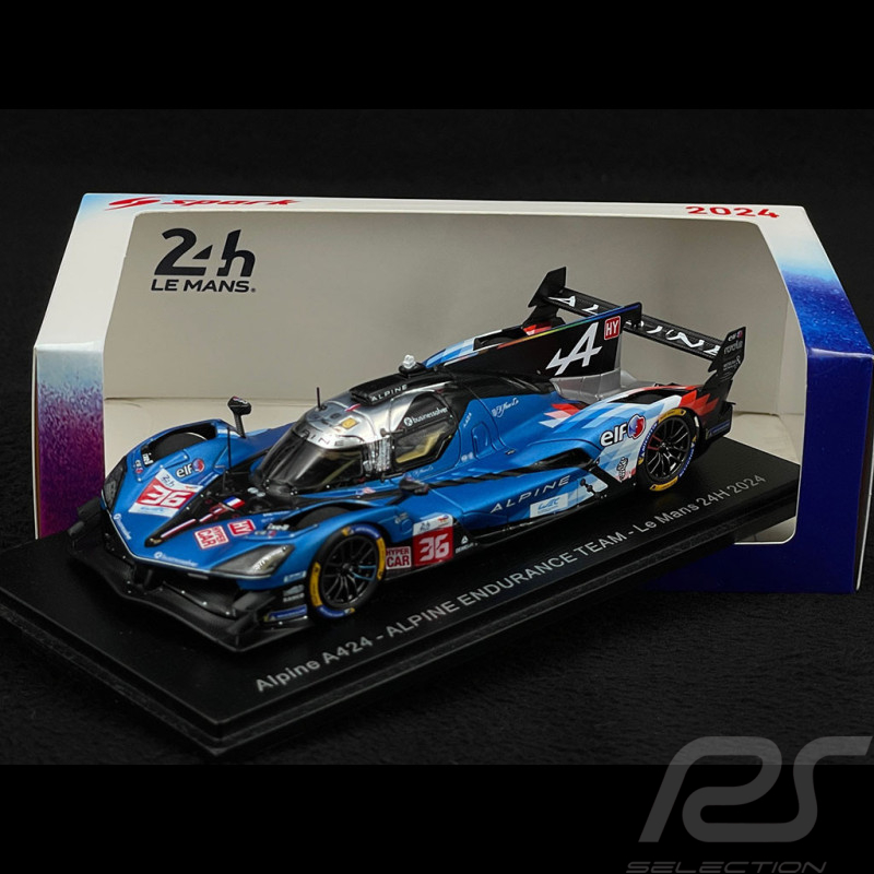 Alpine A424 n°36 24h Le Mans 2024 Lapierre Vaxivière Schumacher 1/43 Spark S9123