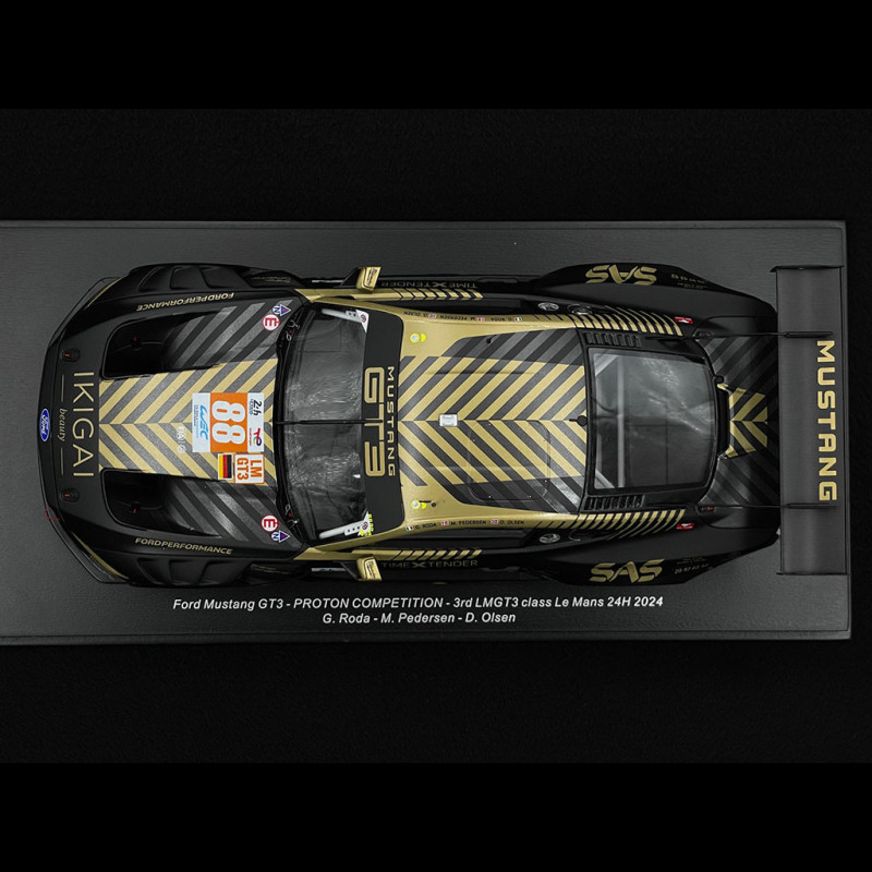 Ford Mustang GT3 N°88 Le Mans 2024 - Spark 18S661 - Miniature 1/18 Résine
